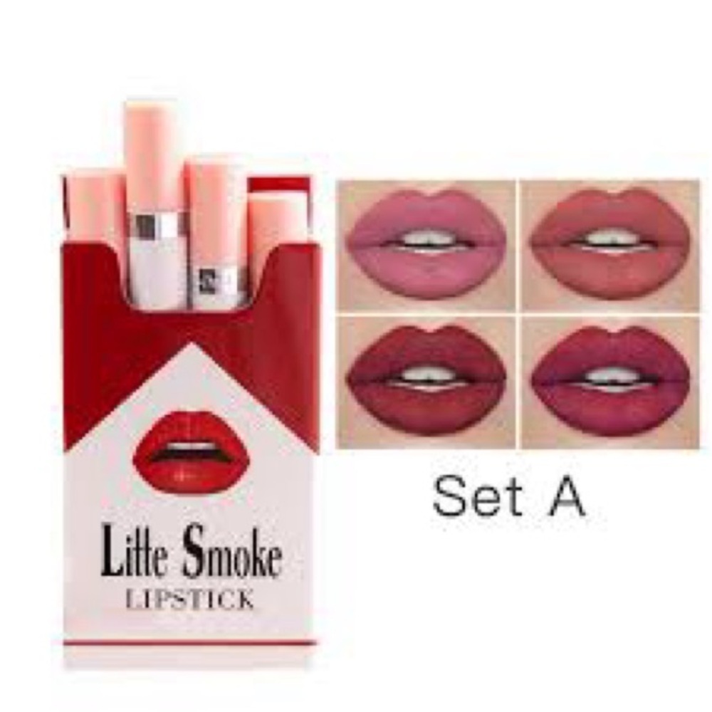 Little Smoke Lipstick Set Cosplay Gift Novelty Brand New 4 shades - Picture 2 of 3